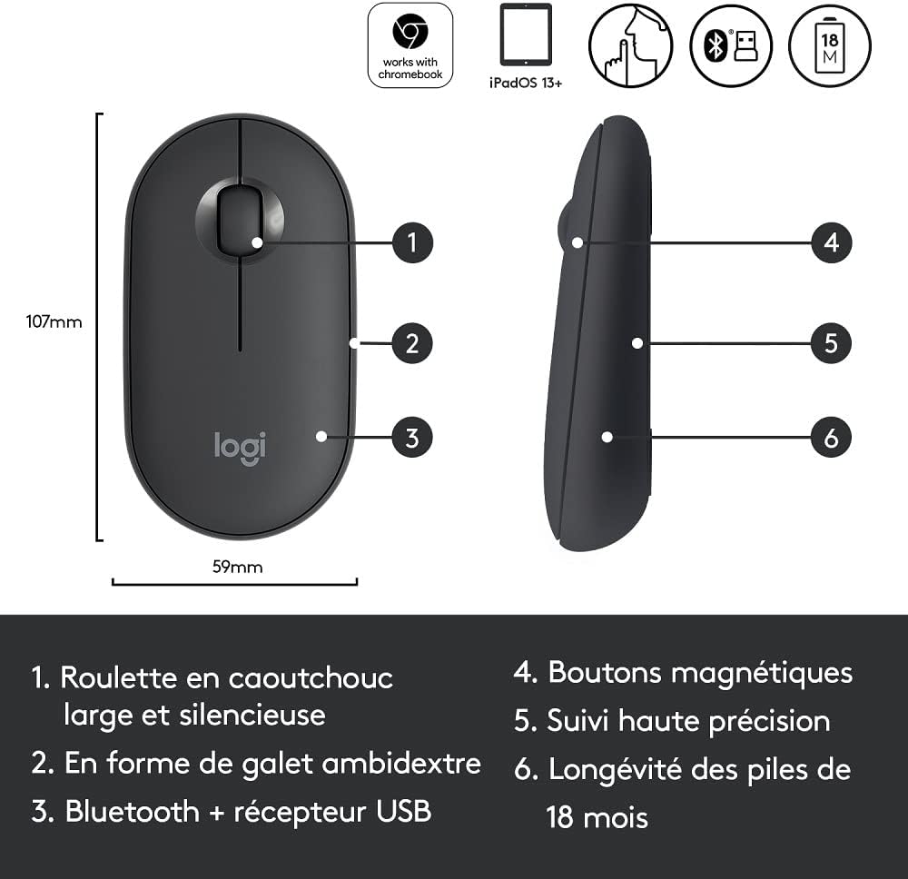 Logitech Pebble M350 ?>